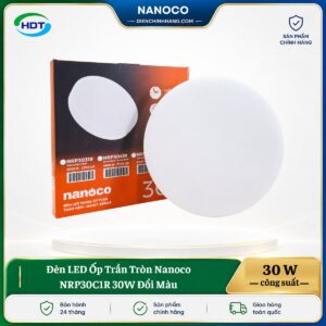 Đèn LED Ốp Trần Tròn Nanoco NRP30C1R 30W đổi màu