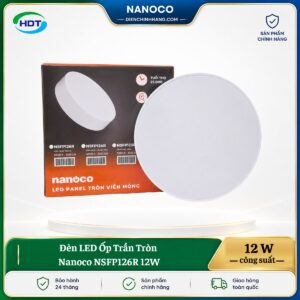 Đèn LED Ốp Trần Tròn Nanoco NSFP126R 12W