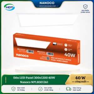 Đèn LED Panel 300x1200 40W Nanoco NPLB301261