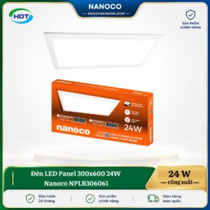 Đèn LED Panel 300x600 24W Nanoco NPLB306061