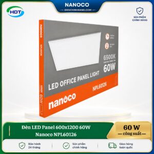 Đèn LED Panel 600x1200 60W Nanoco NPL60126