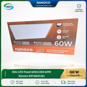 Đèn LED Panel 600x1200 60W Nanoco NPLB601261