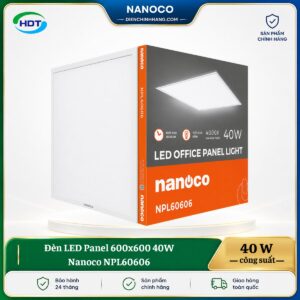 Đèn LED Panel 600x600 40W Nanoco NPL60606