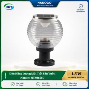 Đèn Năng Lượng Mặt Trời Sân Vườn Nanoco NTZ06250