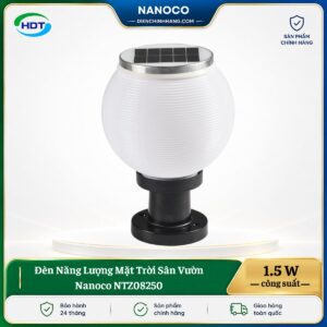 Đèn Năng Lượng Mặt Trời Sân Vườn Nanoco NTZ08250