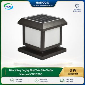 Đèn Năng Lượng Mặt Trời Sân Vườn Nanoco NTZ10200