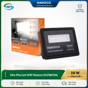 Đèn Pha Led 10W Nanoco NLFM0106