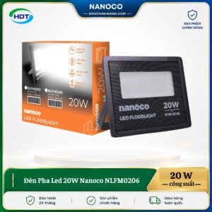 Đèn Pha Led 20W Nanoco NLFM0206