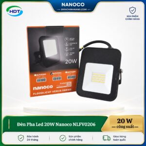 Đèn Pha Led 20W Nanoco NLFV0206