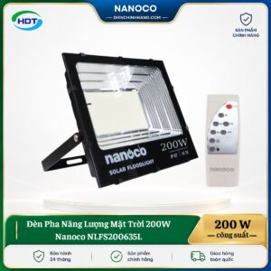 Đèn Pha Năng Lượng Mặt Trời 200W Nanoco NLFS200635L