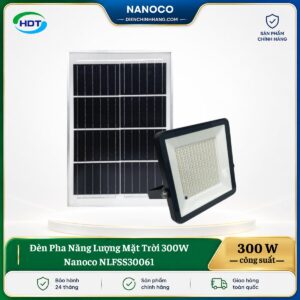 Đèn Pha Năng Lượng Mặt Trời 300W Nanoco NLFSS30061