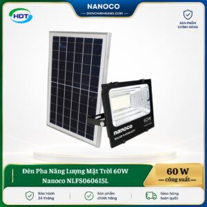 Đèn Pha Năng Lượng Mặt Trời 60W Nanoco NLFS060615L