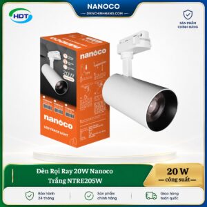 Đèn Rọi Ray 20W Nanoco Trắng NTRE205W