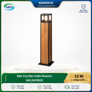 Đèn Trụ Sân Vườn Nanoco NGL3433WD