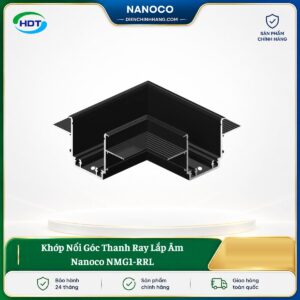 Khớp Nối Góc Thanh Ray Lắp Âm Nanoco NMG1-RRL