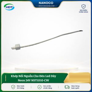 Khớp Nối Nguồn Cho Đèn Led Dây Neon 24V NST1010-CW