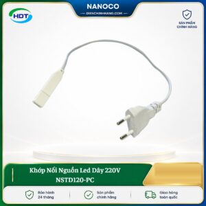 Khớp Nối Nguồn Led Dây 220V NSTD120-PC