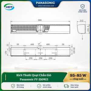 Quạt Chắn Gió Panasonic FY-3509U1