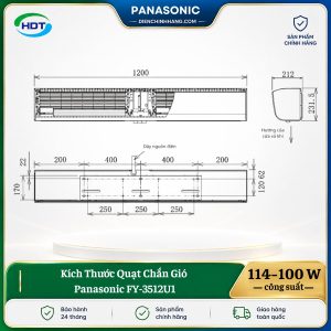 Quạt Chắn Gió Panasonic FY-3512U1