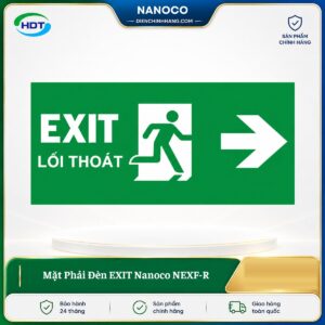 Mặt Phải Đèn EXIT Nanoco NEXF-R