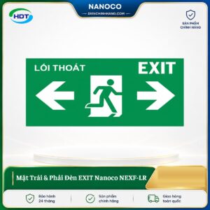 Mặt Trái & Phải Đèn EXIT Nanoco NEXF-LR