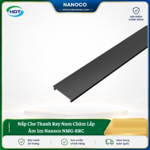Nắp Che Thanh Ray Nam Châm Lắp Âm 1m Nanoco NMG-RRC