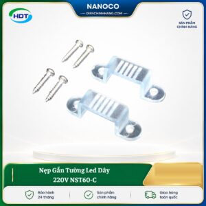 Nẹp Gắn Tường Led Dây 220V NST60-C