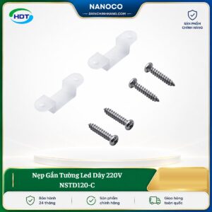 Nẹp Gắn Tường Led Dây 220V NSTD120-C