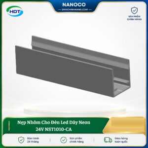 Nẹp Nhôm Cho Đèn Led Dây Neon 24V NST1010-CA