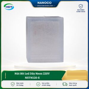 Nút Bít Led Dây Neon 220V NSTN120-E