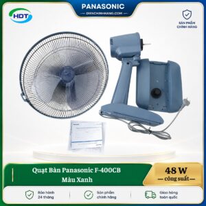Quạt Bàn Panasonic F-400CB Màu Xanh