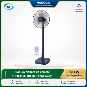 Quạt Cây Nanoco Có Remote NSF1641RC-DN Màu Xanh Navy