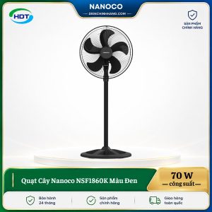 Quạt Cây Nanoco NSF1860K Màu Đen