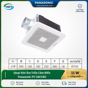 Quạt Hút Âm Trần Cảm Biến Panasonic FV-24CUR2