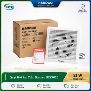 Quạt Hút Âm Trần Nanoco NCV2020