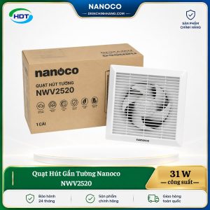 Quạt Hút Âm Tường Nanoco NWV2520