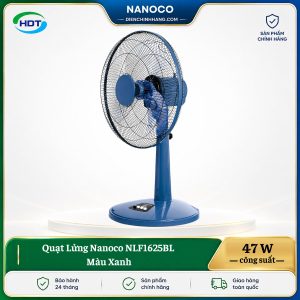 Quạt Lửng Nanoco NLF1625BL Màu Xanh