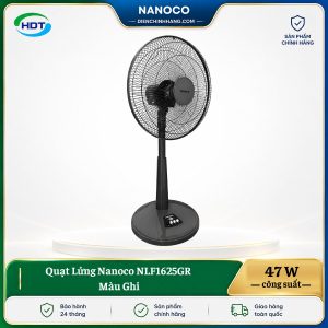 Quạt Lửng Nanoco NLF1625GR Màu Ghi