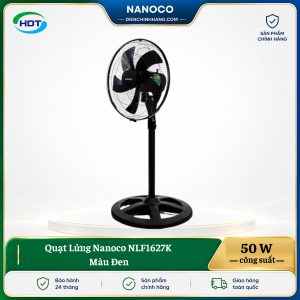 Quạt Lửng Nanoco NLF1627K Màu Đen