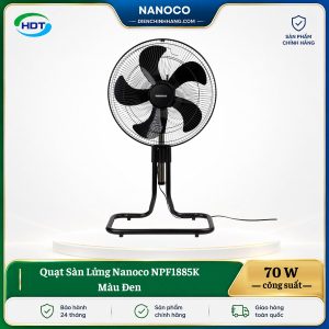 Quạt Sàn Lửng Nanoco NPF1885K Màu Đen