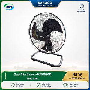 Quạt Sàn Nanoco NKF1880K Màu Đen