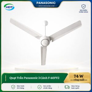Quạt Trần Panasonic 3 Cánh F-60FV2 74W giá tốt HDT