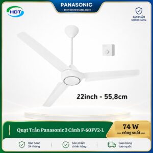Quạt Trần Panasonic 3 Cánh F-60FV2-L
