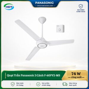 Quạt Trần Panasonic 3 Cánh F-60FV2-MS
