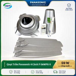 Quạt Trần Panasonic 4 Cánh F-56MPG-S