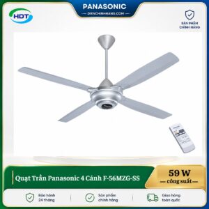 Quạt Trần Panasonic 4 Cánh F-56MZG-SS
