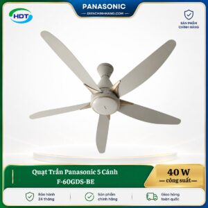 Quạt Trần Panasonic 5 Cánh F-60GDS-BE
