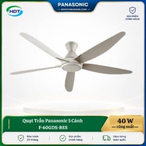 Quạt Trần Panasonic 5 Cánh F-60GDS-BES