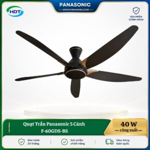 Quạt Trần Panasonic 5 Cánh F-60GDS-BS