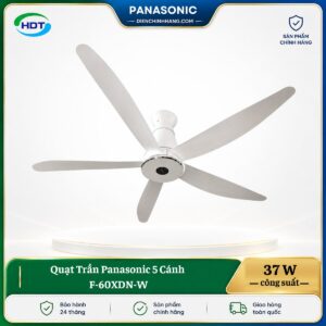 Quạt Trần Panasonic 5 Cánh F-60XDN-W